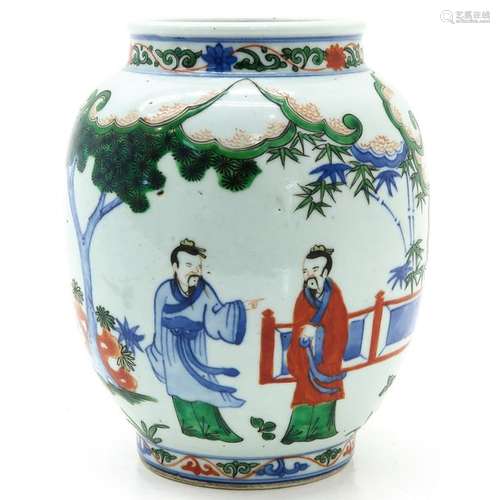 A Famille Verte Vase