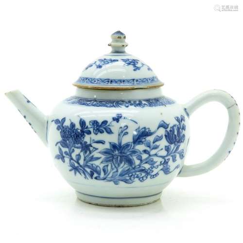 A Chinese Blue and White Teapot