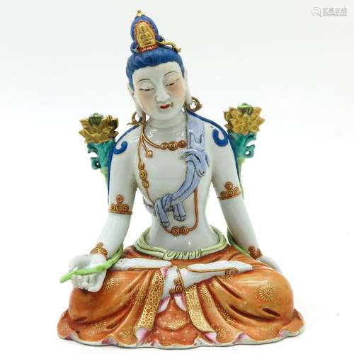 A Chinese Quanyin Sculpture