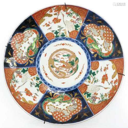 An Imari Decor Charger