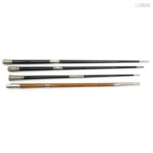 A Collection of Four Conductor Batons