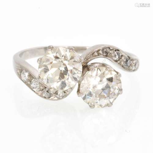 A 14KG Ladies Diamond Ring