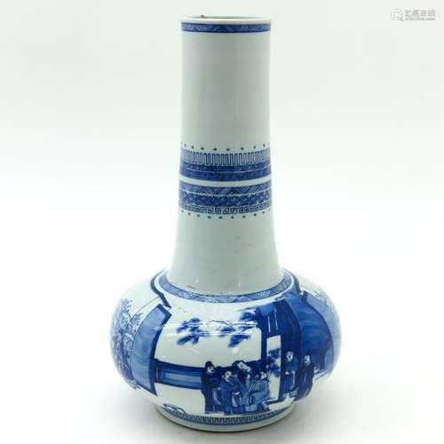 A Chinese Blue and White Vase