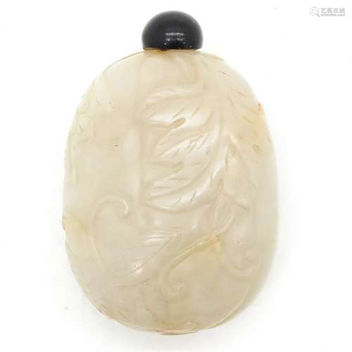 A Chinese Jade Snuff Bottle