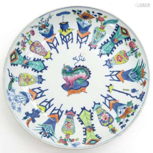 A Polychrome Decor Dish