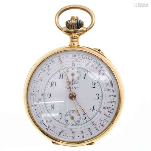 A Gold Case Stopwatch