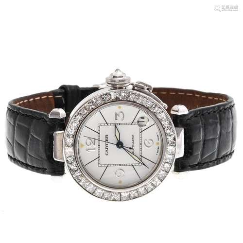 An 18KG Cartier Pasha Watch