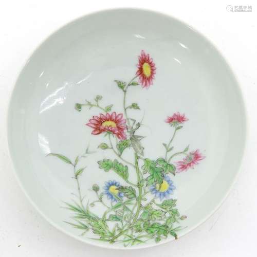 A Chinese Famille Rose Dish