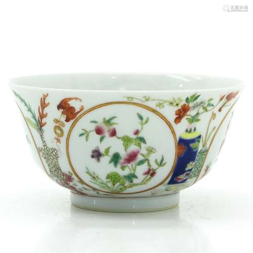 A Chinese Polychrome Decor Bowl