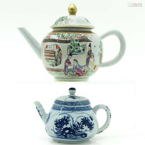 Two Chinese Teapots