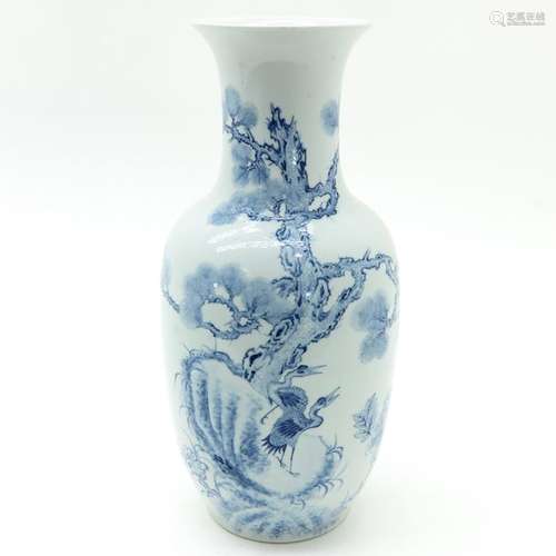 A Chinese Blue and White Vase