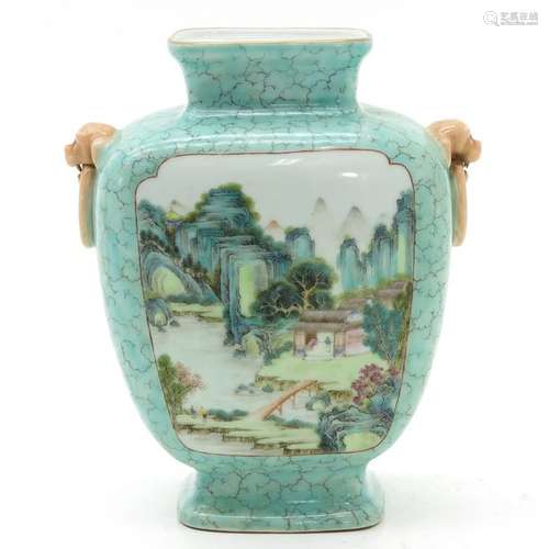 A Polychrome Decor Vase