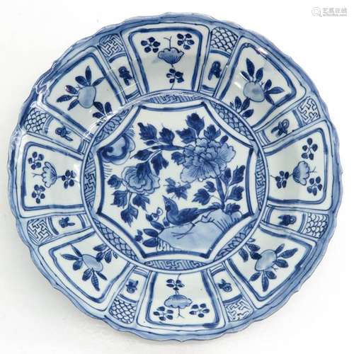 A Chinese Blue and White Decor Plate