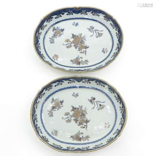 A Pair of Chinese Platters