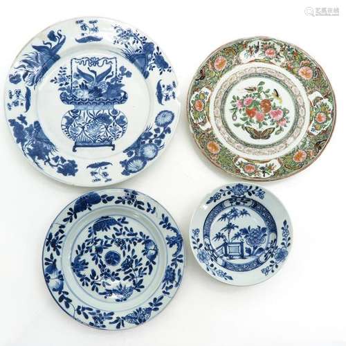 Four Chinese Plates