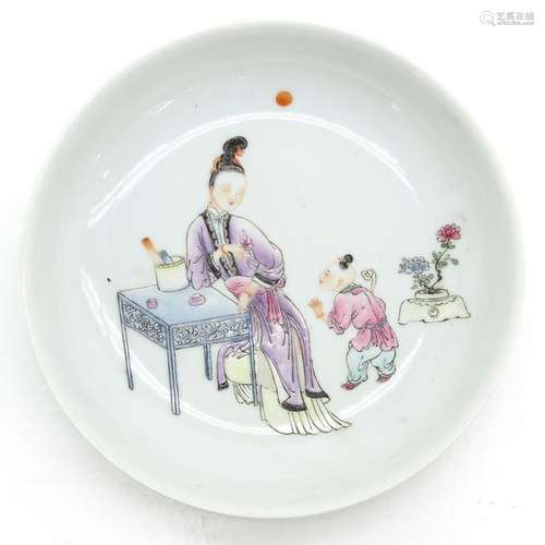 A Chinese Famille Rose Dish