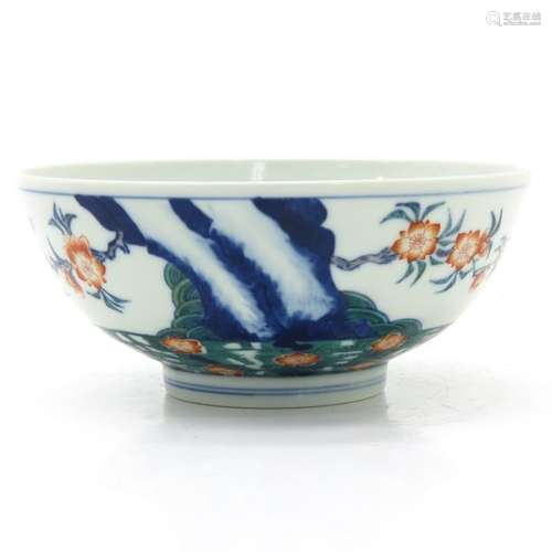 A Chinese Polychrome Decor Bowl