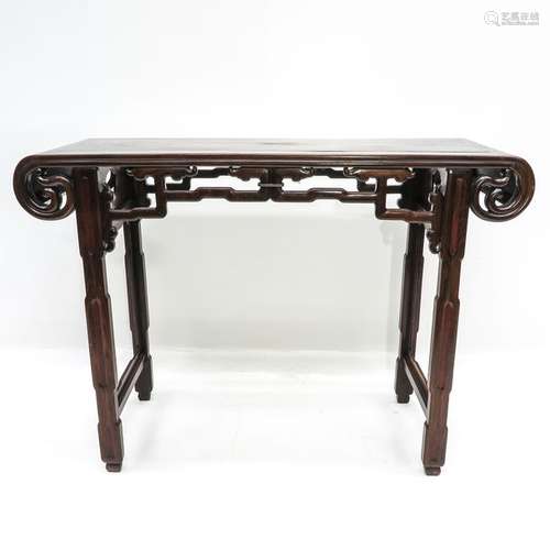 A Chinese Altar Table