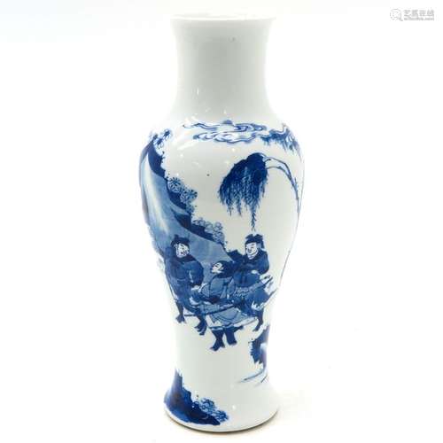 A Chinese Blue and White Vase