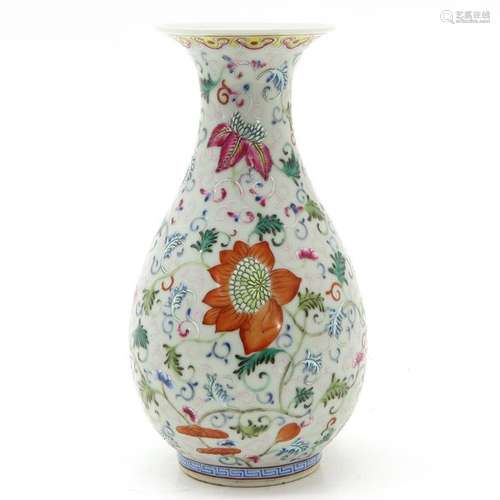 A Chinese Famille Rose Vase