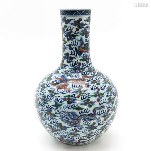 A Chinese Tianqui Ping Vase