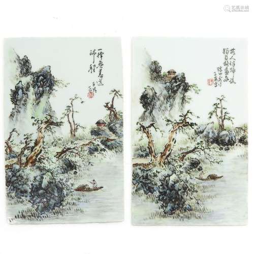 Two Chinese Tiles