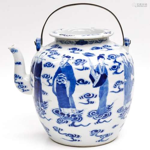 A Chinese Blue and White Teapot