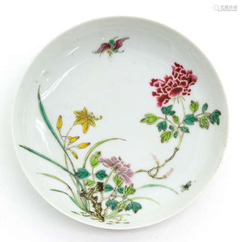 A Small Chinese Famille Rose Dish