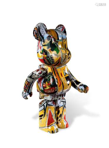 BE@RBRICK Bear X Jean- Michel Basquiat合作限量初代1000%