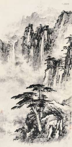 董寿平（1904～1997） 黄山图 镜心 水墨纸本