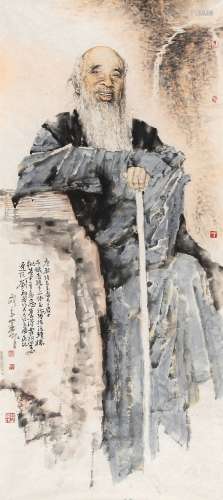 赵建成（b.1949） 2008年作 大千像 镜心 设色纸本