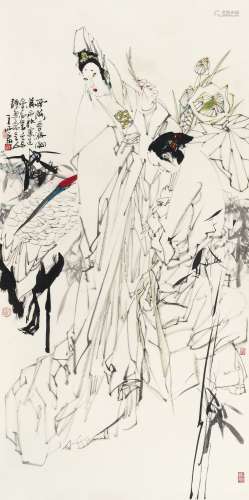 王西京（b.1946） 2012年作 南海普济图 镜心 设色纸本