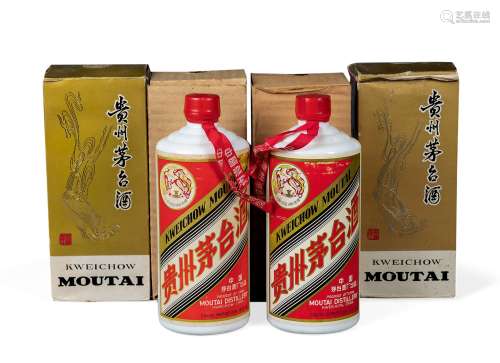 1980年初产飞天牌双层盒（大飞天）贵州茅台酒