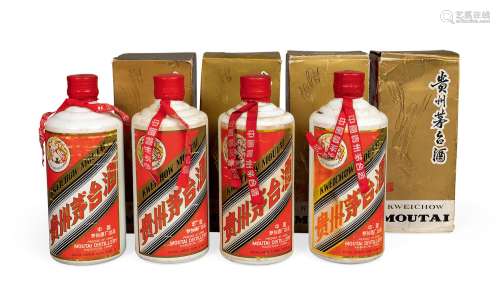 1980年代产飞天牌双层盒铁盖贵州茅台酒