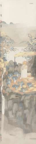 田黎明（b.1955） 千里嘉陵江水色 镜框 设色纸本