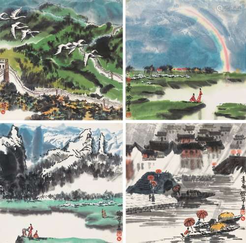 徐希（1940～2015） 风景 立轴 设色纸本