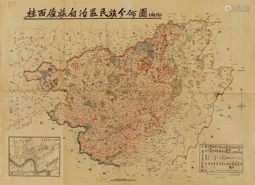 桂西僮族自治区民族分布图