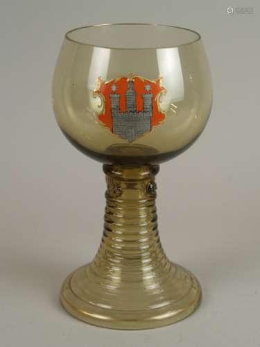 Großer Römer-Pokal - deutsch, um 1900,bräunliches …