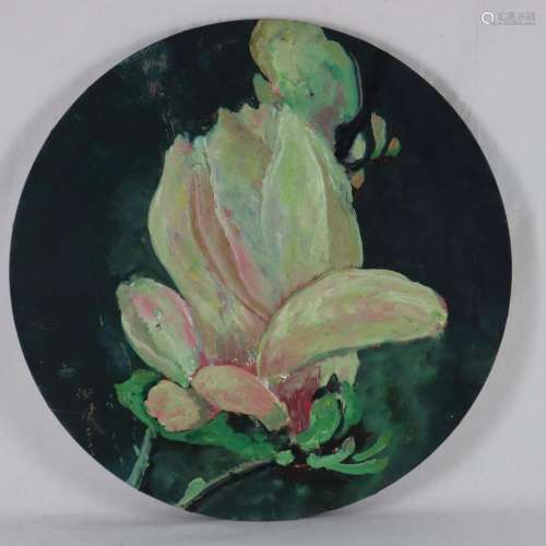 Hui Yi (* 1980) -2013- Magnolia Blossoms, oil on c…