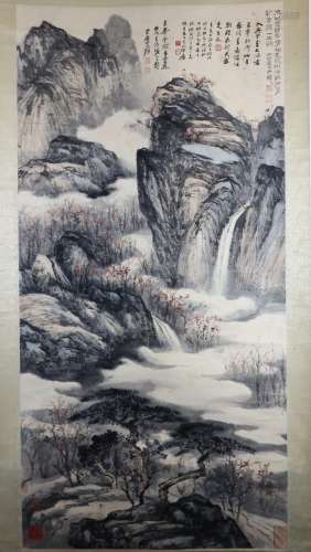 Chinese Scroll Painting - Zhang Daqian (1899-1983)…
