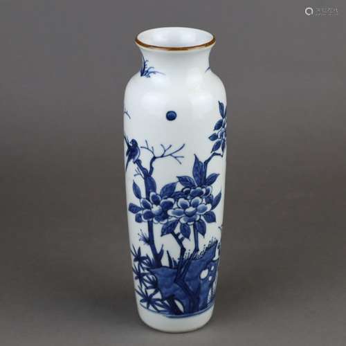 Kleine Rouleauvase - China, ausgehende Qing-Dynast…