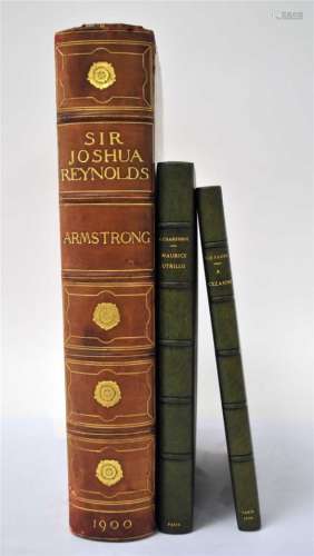 ARMSTRONG, Sir Walter, Sir Joshua Reynolds, First President of the Royal Academy. Folio, 1900.