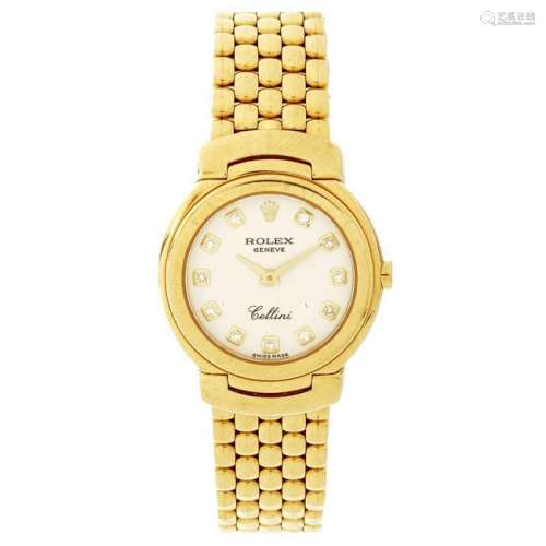 Lady's Rolex Cellini 18K Watch