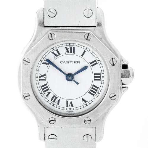 Lady's Cartier Santos Octogonal Watch