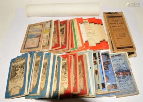 ORDNANCE SURVEY & Bartholomew maps, mainly 1930s (box)