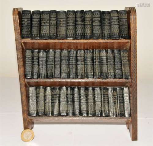 SHAKESPEARE, William, Works in Miniature. 40 vols, Allied Newspapers Ltd, 1930s. In fitted 3-shelf