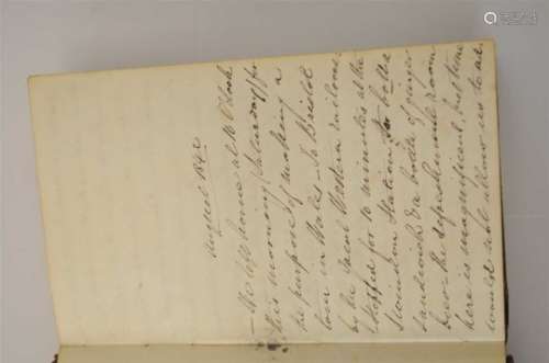 MANUSCRIPT. Excursion in Wales 1842. 8vo, circa 196 pages. Written by H Wright Hurley of Conduit