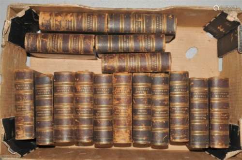 COOPER, James Fenimore, Works. The Novels of James Fenimore Cooper, 16 vols, New York 1880. Half