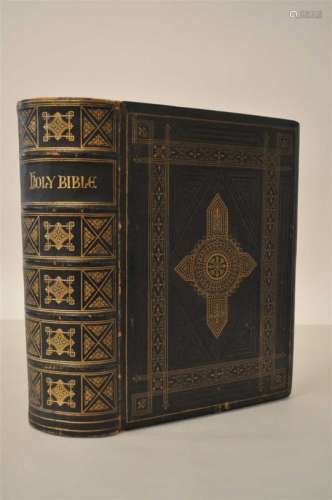 HOLY BIBLE, thick 4to, circa 1860. With London, Portrait of a City. Folio Society, 1998 (2)