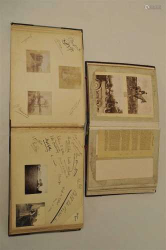 HUNTING ALBUM, with photographs and hundreds of signatures of hunt members and house guests c 1904 -